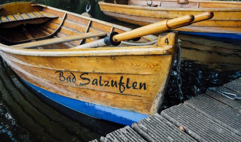 Staatsbad Salzuflen_Park_Ruderboot Bad Salzuflen, © Stadt Bad Salzuflen/S.Strothbäumer