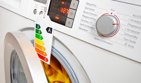 Waschmaschine Haushaltsgeräte Energie, © stock.adobe.com | gopixa
