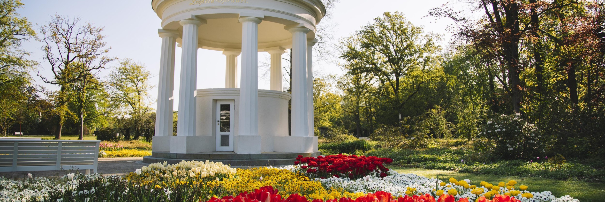 Leopoldsprudel im Frühling, © Stadt Bad Salzuflen / N. Jacke