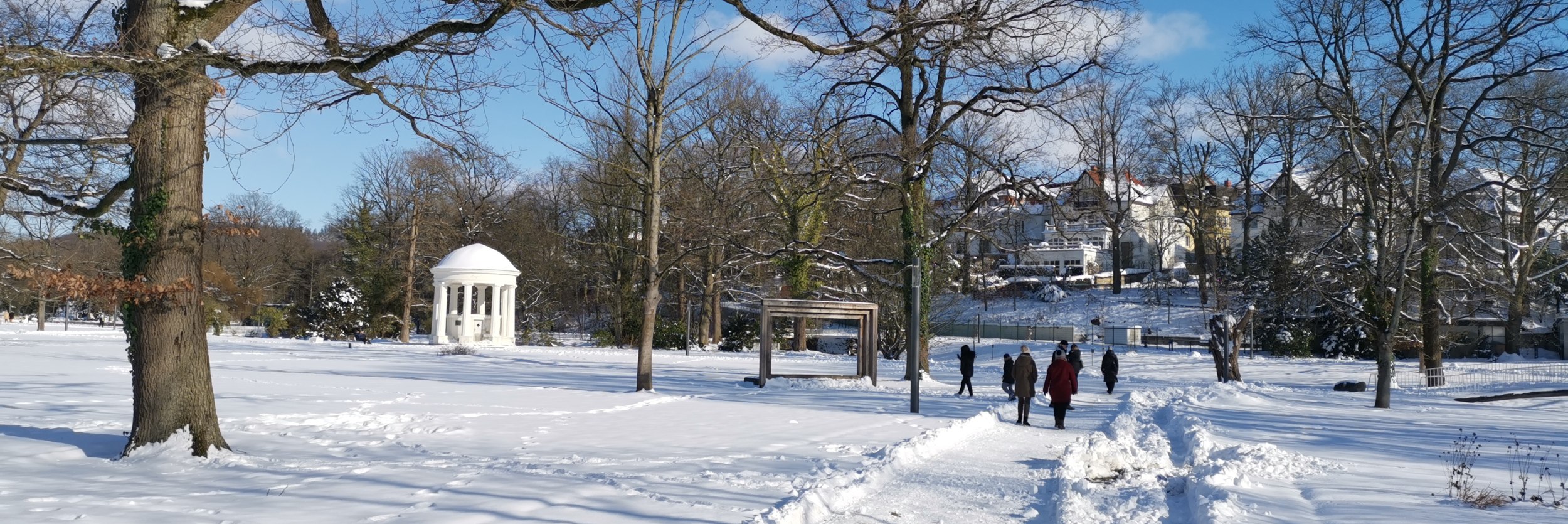 Winterspa&szlig; im Kurpark am Leopoldsprudel, &copy; Stadt Bad Salzuflen 