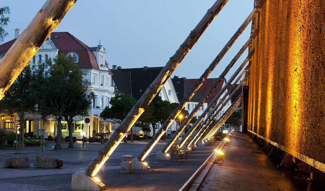 Gradierwerk Dämmerung, © Staatsbad Salzuflen GmbH / Andreas Hub