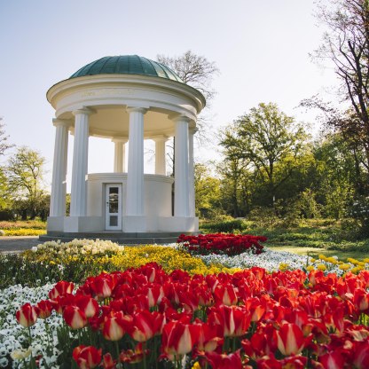 Leopoldsprudel im Frühling, © Stadt Bad Salzuflen / N. Jacke