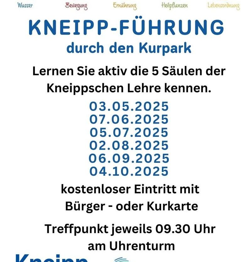Kneipp-Führung, © Kneipp Verein Bad Salzuflen