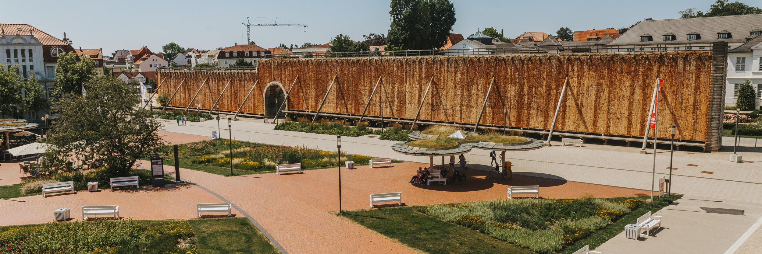 Gradierwerk am Roten Platz, © Stadt Bad Salzuflen/M. Adamski