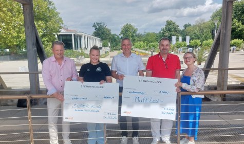 AOK Firmenlauf 2026 Spendenübergabe, © Stadt Bad Salzuflen AOK Firmenlauf 2026 Spendenübergabe, © Stadt Bad Salzuflen