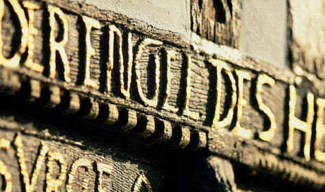 fachwerkdetailgoldschrift, &copy; Stadt Bad Salzuflen