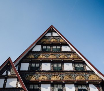 Staatsbad Salzuflen_Fachwerkfassade Dachgieb, © S. Strothbäumer Staatsbad Salzuflen_Fachwerkfassade Dachgieb, © S. Strothbäumer