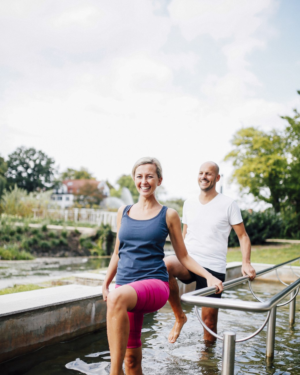 Probieren Sie das Kneipp-Becken