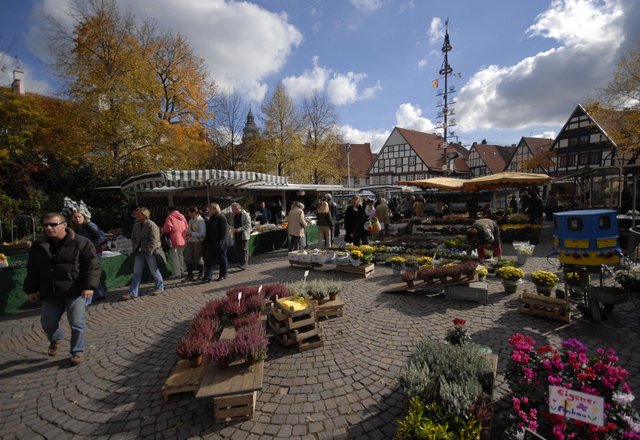 Wochenmarkt Bad Salzuflen, © Stadt Bad Salzuflen