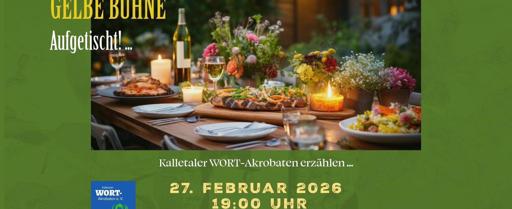 Aufgetischt ... Poster A4 und FB-3 Aufgetischt ... Poster A4 und FB-3