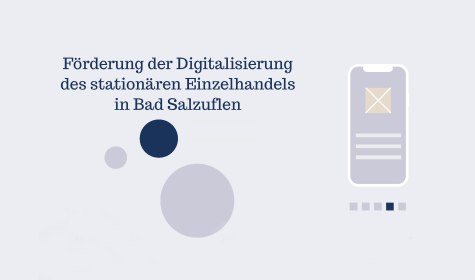 Digitalisierung Einzelhandel Bad Salzuflen, © Staatsbad Salzuflen