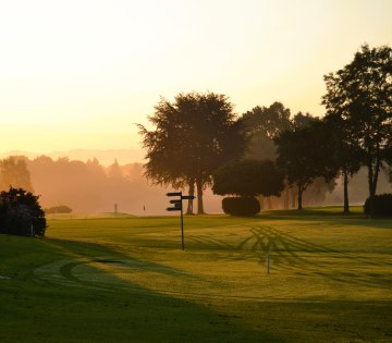 Golfanlage Bad Salzuflen im Morgenlicht