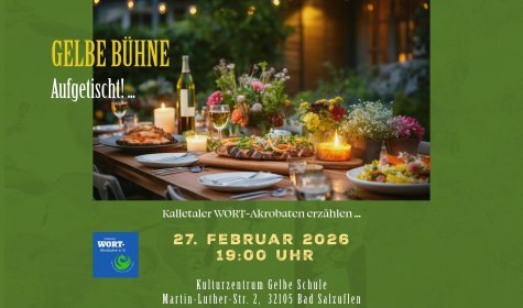 Aufgetischt ... Poster A4 und FB-3