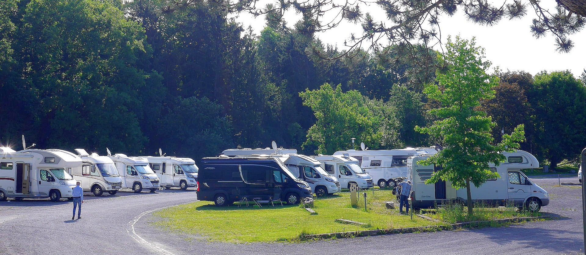 Stellplatz für Wohnmobile am Waldesrand von Bad Salzuflen für Übernachtungen , © Stadt Bad Salzuflen/Kerstin Paar