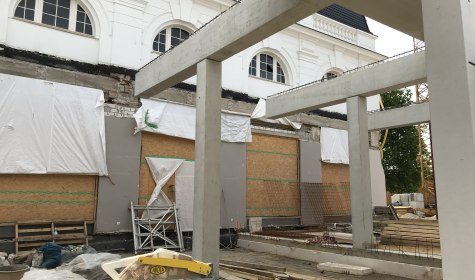 Baustelle Kurhaus Fertigteile, © Stadt Bad Salzuflen