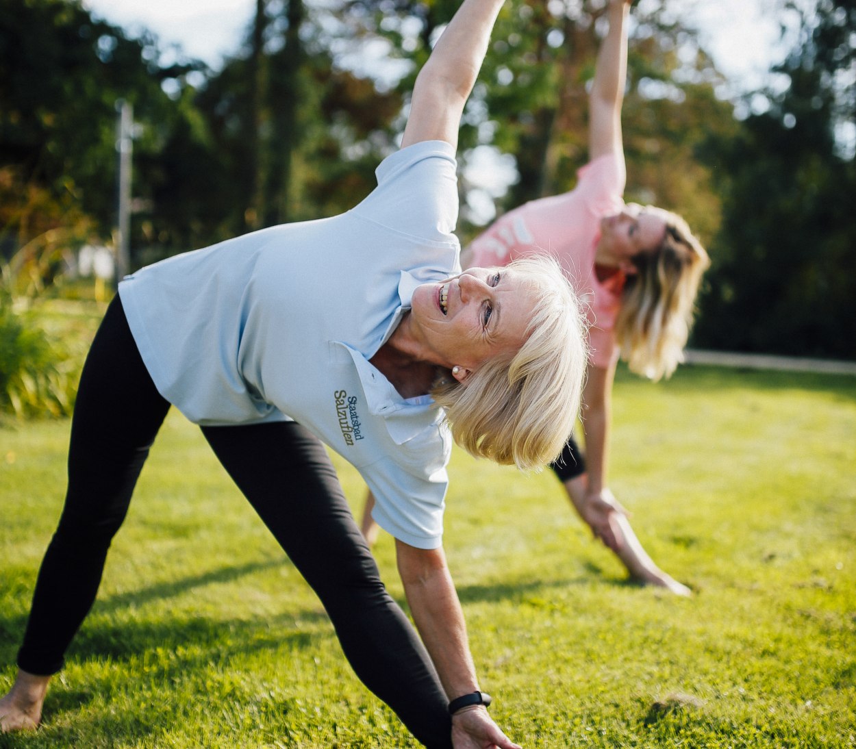 Das Aktiv im Park Programm lädt Sie zu Sportangeboten unter freiem Himmel ein. In schönster Parkumgebung einfach mal wieder durchatmen und etwas für sich tun., © Staatsbad Salzuflen GmbH / S. Strothbäumer